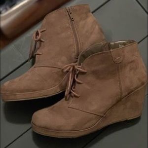 Merona by Target Wedge Booties